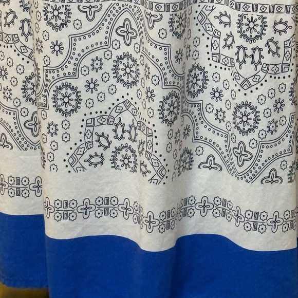 Print Strapless Dress - Picture 5 of 6